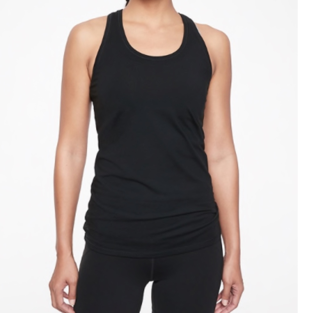 Athleta Shanti Racerback  Tank Black Small NWT